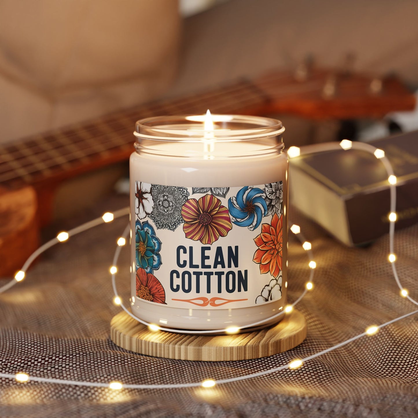 Eco-Friendly Scented Soy Candle, 9oz