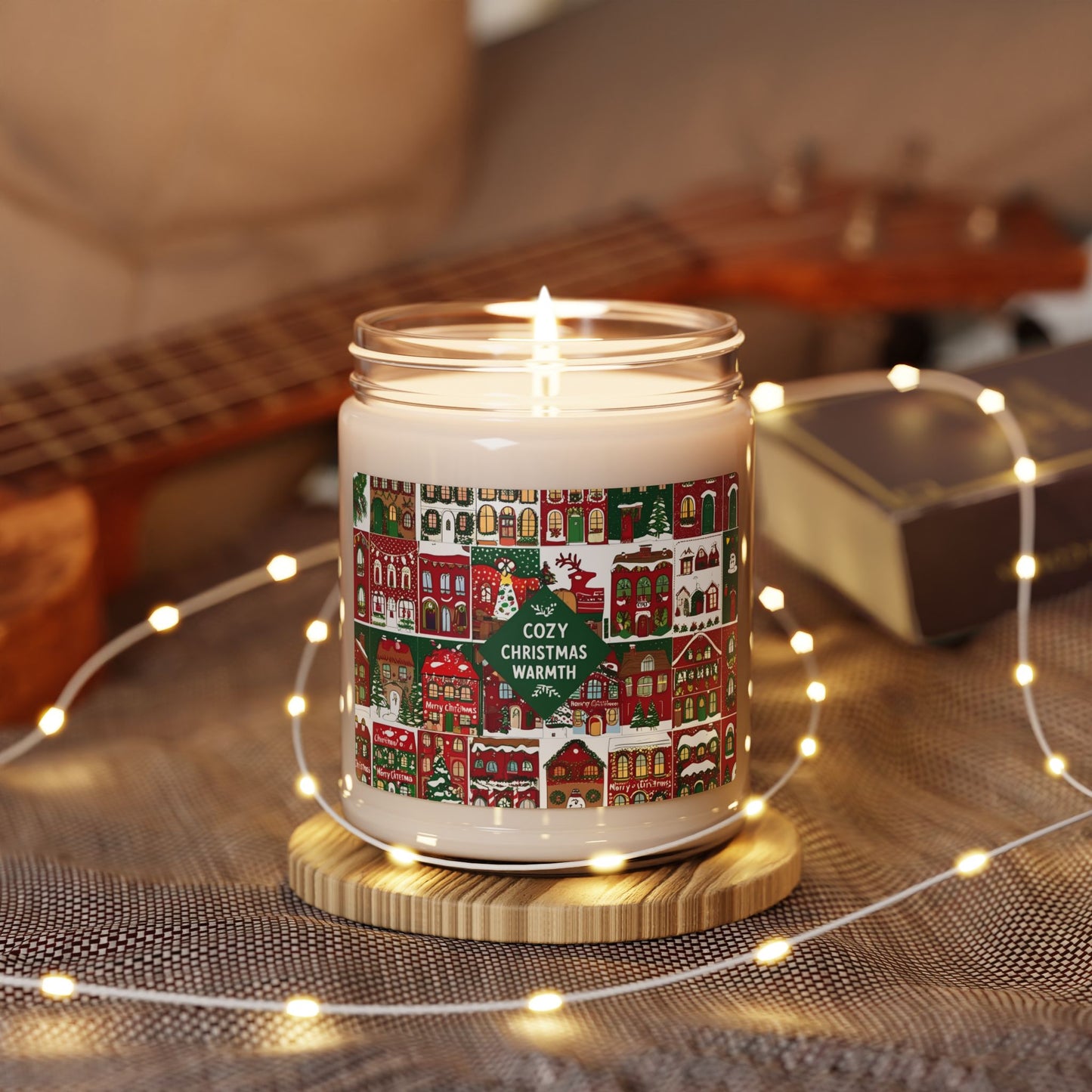 Eco-Friendly Scented Soy Candle, 9oz