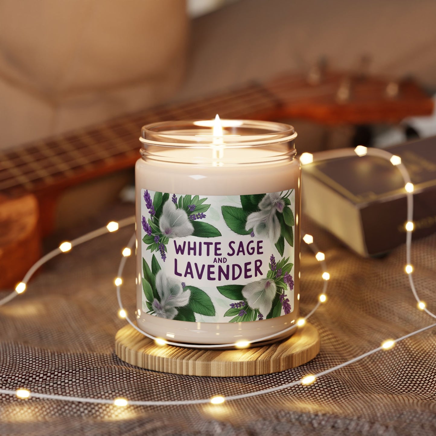 Eco-Friendly Scented Soy Candle, 9oz