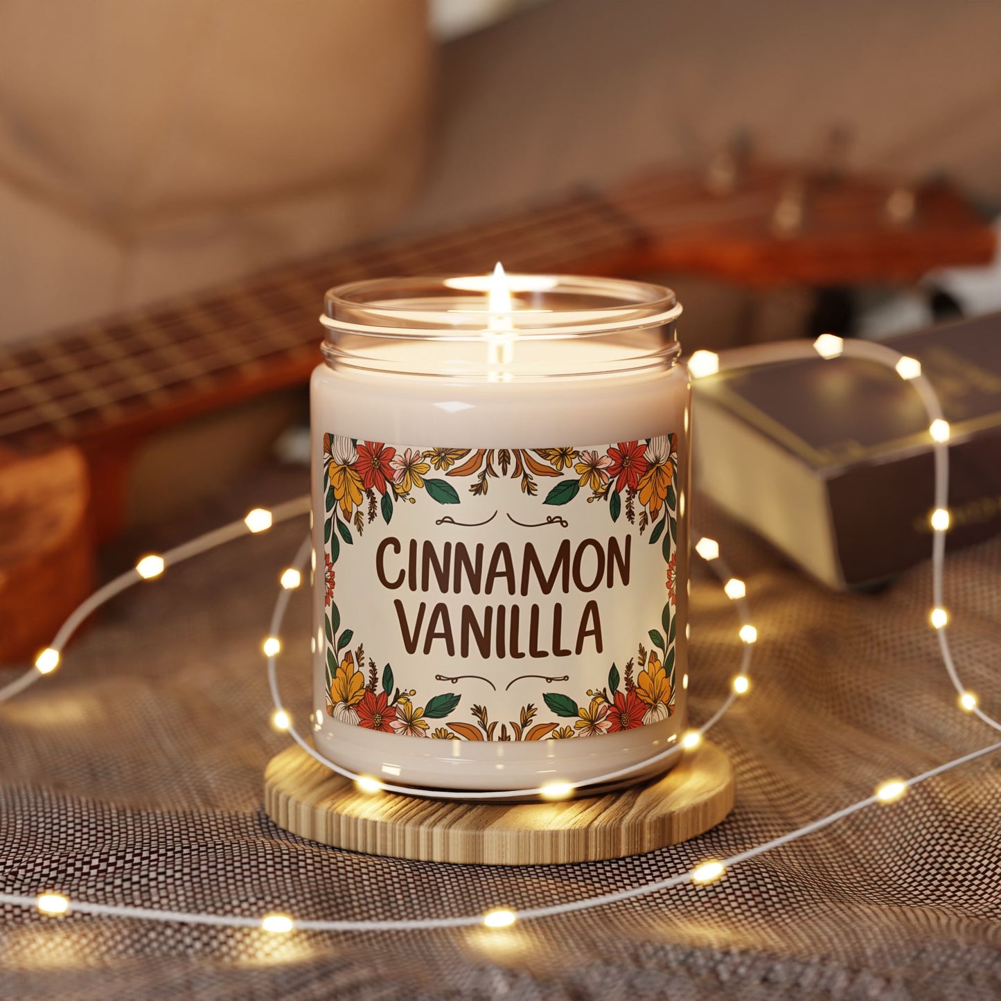Eco-Friendly Scented Soy Candle, 9oz