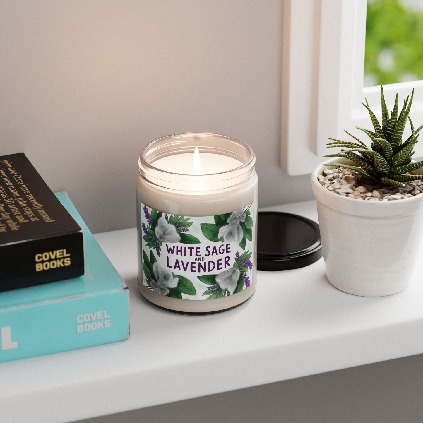 Eco-Friendly Scented Soy Candle, 9oz